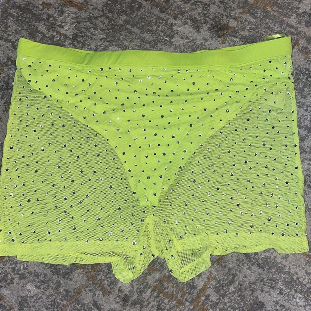 Nwot Icy Girl Rhinestone bikini shorts size 2X - Picture 5 of 7